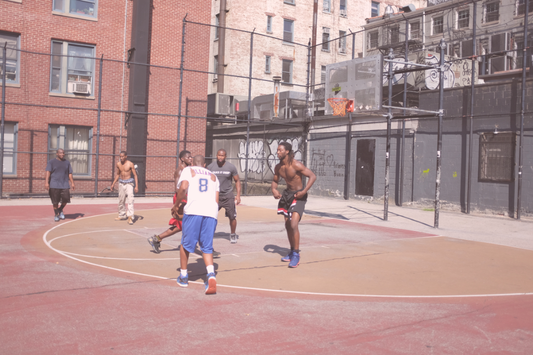 Basketball courts in New York City